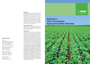 Ajudando a Fazer Formulações Agroquímicas Mais Eficientes - Basf