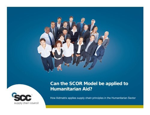 Can the SCOR Model be applied to Humanitarian Aid?