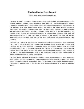 Sherlock holmes articles picture