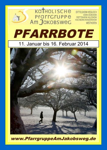 Samstag , _16 - Pfarrbote