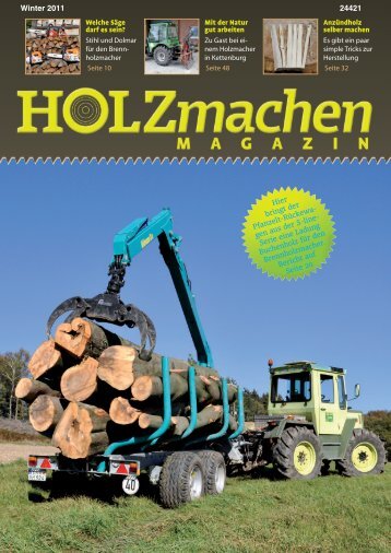 Zeitschrift HOLZmachen - Pfanzelt Maschinenbau