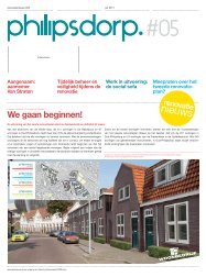 We gaan beginnen! - Philipsdorp - Woonbedrijf