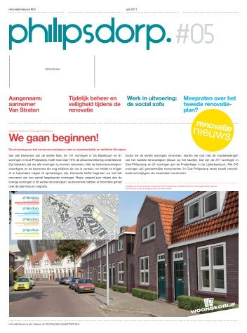 We gaan beginnen! - Philipsdorp - Woonbedrijf