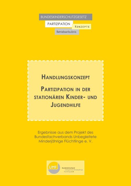 Handlungskonzept Partizipation in der stationären Kinder - Verbund ...