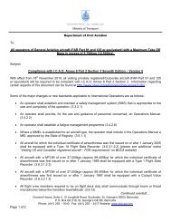 Annex 6 Pt 2 compliance - Bermuda Department of Civil Aviation