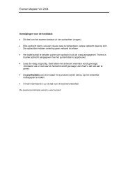 Examenvragen Magister Vini 2004