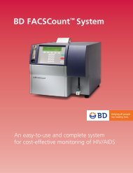 Brochure: BD FACSCount System - BD Biosciences