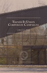 Trends in Union Corporate Campaigns - US Chamber of Commerce