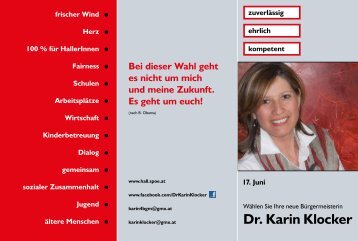 Dr. Karin Klocker