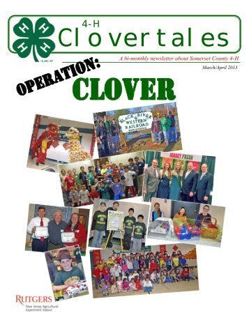 4-H Clovertales - RCE of Somerset County - Rutgers, The State ...