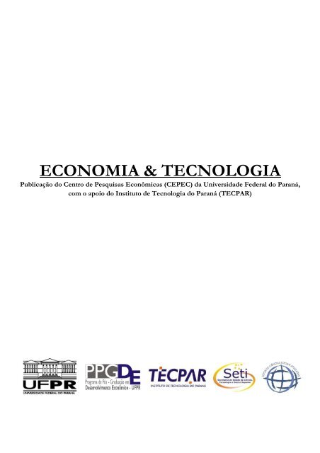 Boletim Economia & Tecnologia - Revista Economia & Tecnologia ...