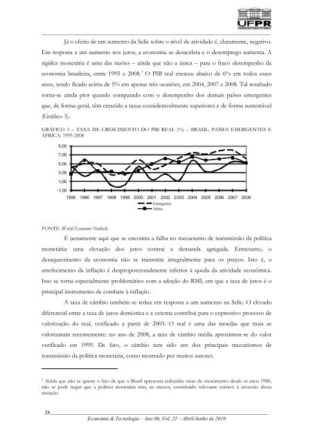 Boletim Economia & Tecnologia - Revista Economia & Tecnologia ...