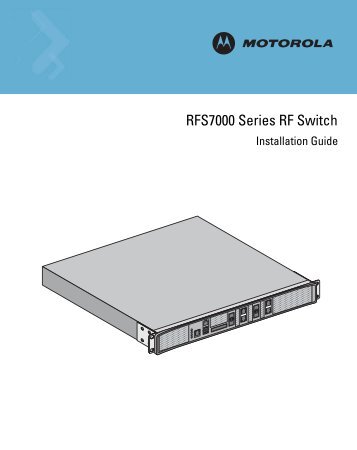 RFS7000 Series RF Switch - Enterprise