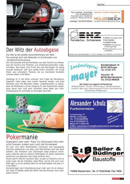 Neue Funsportarten - Highländer Albmagazin