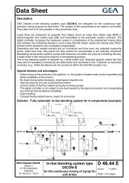 Data Sheet D 46.44 E - GEA Diessel