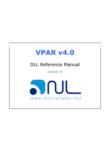 VPAR v4.0 - Neurallabs