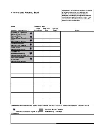 free clerical training