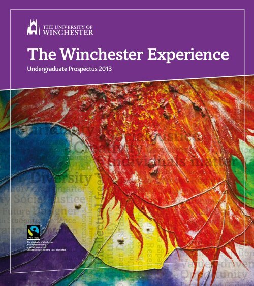 Undergraduate Prospectus 2013 - University of Winchester