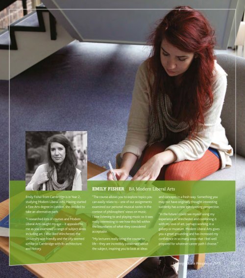 Undergraduate Prospectus 2013 - University of Winchester