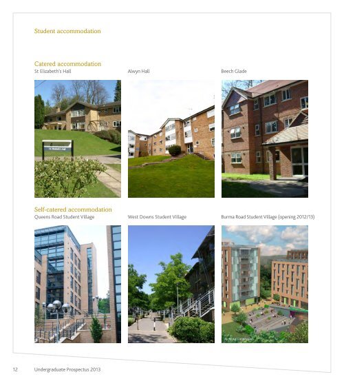 Undergraduate Prospectus 2013 - University of Winchester