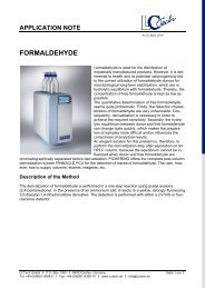 FORMALDEHYDE - ARC Sciences