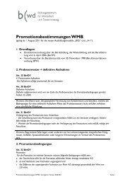 Promotionsbestimmungen EFZi und 3+1 - bwd Bern