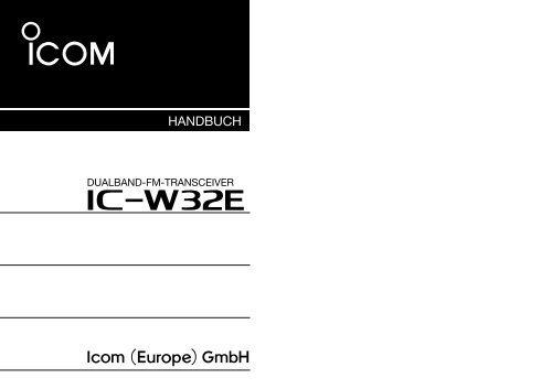 iC-w32e - Icom