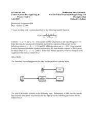 Assign. #10 - Gene and Linda Voiland School of Chemical ...