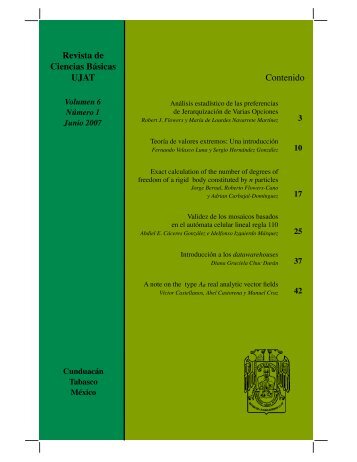 pdf 3.4Mb - Publicaciones - Universidad JuÃ¡rez AutÃ³noma de Tabasco