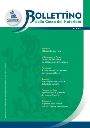 Bollettino n. 2 - Cassa Nazionale del Notariato