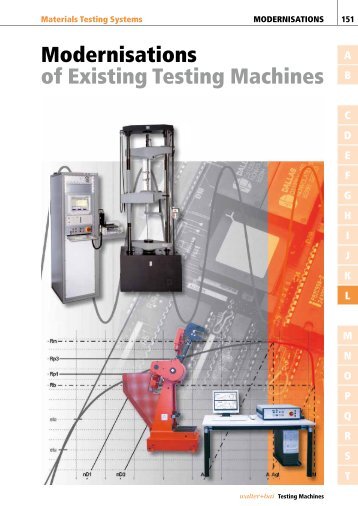 Modernisations of Existing Testing Machines - Instmed.com.br
