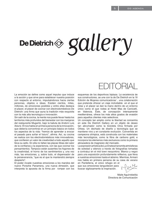 DESIGN & LIFESTYLE - De Dietrich