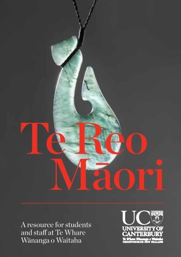 A resource for students and staff at Te Whare WÄnanga o Waitaha