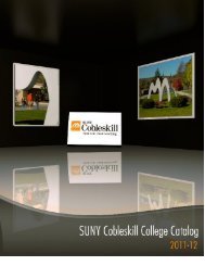 College Catalog Suny Adirondack