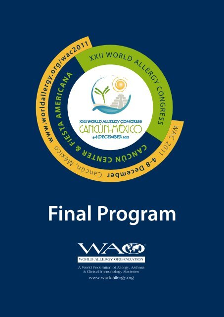 Final Program - World Allergy Organization