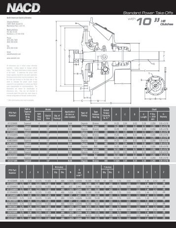 10.0" HE Specsheet - Stauffer Diesel Inc