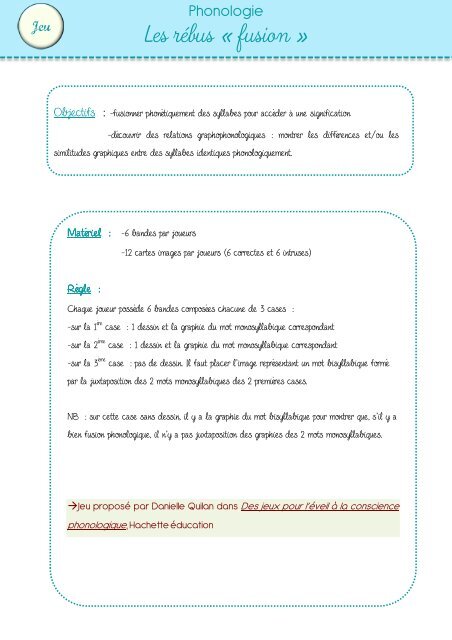 RÃ©bus Fusion - classeurdecole