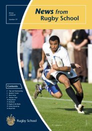 News from - Rugby School