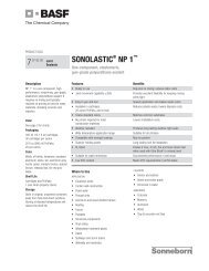 NP1 Data Sheet - Target Building Materials