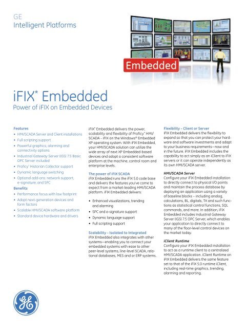 iFIX* Embedded - b+i automation