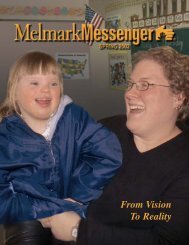 Messenger Spring 2003 (PDF, 1.0 MB) - Melmark