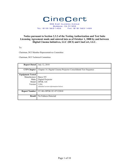 Full Pdf Digital Cinema Initiatives