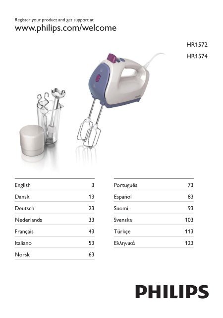 Philips HR 1574/50 handmixer - Wehkamp.nl