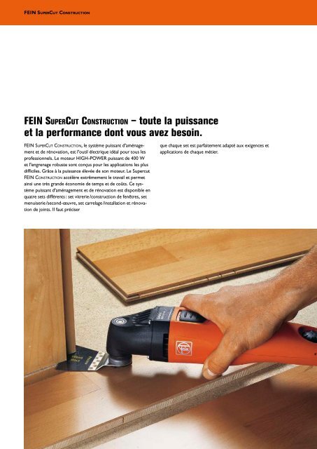 Fein - Catalogue gÃ©nÃ©ral