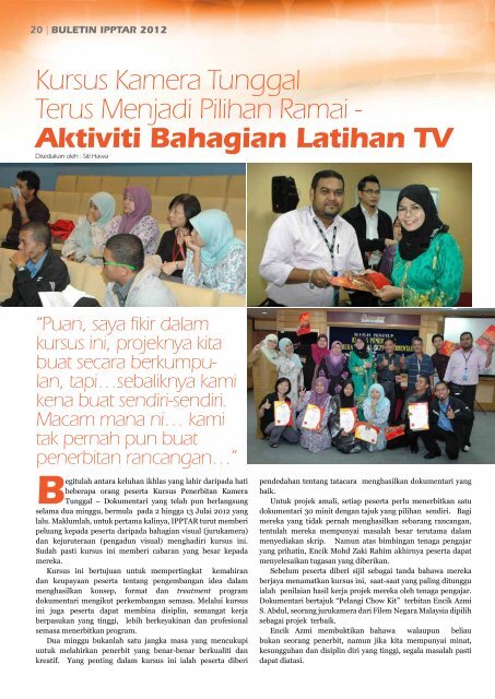 Buletin IPPTAR Bil. 2/2012