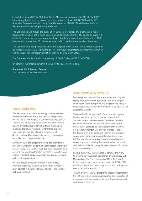 Exhibition Prospectus - Australian Microscopy and Microanalysis ...