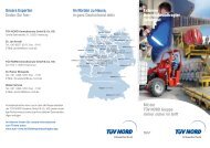 Externer Betriebsbeauftragter Gefahrgut Mit der TÃV NORD Gruppe ...