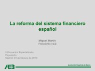 La reforma del sistema financiero espaÃ±ol - AsociaciÃ³n EspaÃ±ola de ...