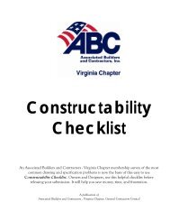 Constructability Checklist