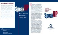 Speak Up Brochure - St. John Health System